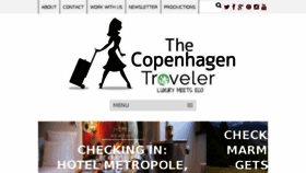 What Thecopenhagentraveler.com website looked like in 2017 (6 years ago)
