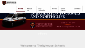 What Trinityhouse.co.za website looked like in 2017 (6 years ago)