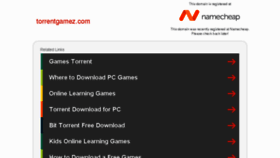 What Torrentgamez.com website looked like in 2017 (6 years ago)