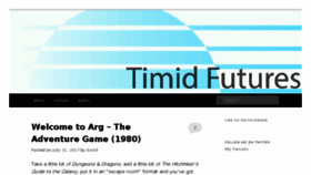 What Timidfutures.com website looked like in 2017 (6 years ago)