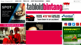 What Tabloidbintang.com website looked like in 2017 (6 years ago)