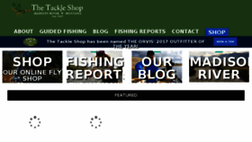 What Thetackleshop.com website looked like in 2017 (6 years ago)