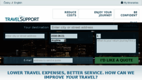 What Travelsupport.eu website looked like in 2017 (6 years ago)