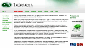 What Telesens.co.uk website looked like in 2017 (6 years ago)