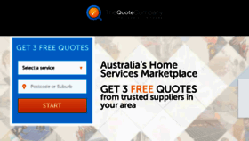 What Thequotecompany.com.au website looked like in 2017 (6 years ago)