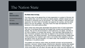 What Thenationstate.co.uk website looked like in 2017 (6 years ago)