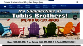 What Tubbsbrothers.com website looked like in 2017 (6 years ago)