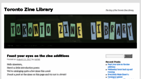 What Torontozinelibrary.org website looked like in 2017 (6 years ago)