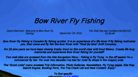 What Thebowriver.com website looked like in 2017 (6 years ago)