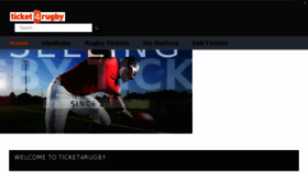 What Ticket4rugby.com website looked like in 2017 (6 years ago)