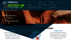 What Townsvillemassage.com website looked like in 2017 (6 years ago)
