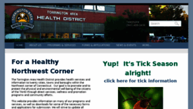 What Tahd.org website looked like in 2017 (6 years ago)