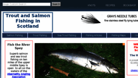 What Trout-salmon-fishing.com website looked like in 2017 (6 years ago)