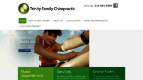 What Trinityfamilychiropractic.com website looked like in 2017 (6 years ago)