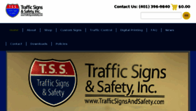 What Trafficsignsandsafety.com website looked like in 2017 (6 years ago)
