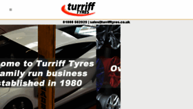 What Turrifftyres.co.uk website looked like in 2017 (6 years ago)