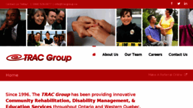 What Tracgroup.ca website looked like in 2017 (6 years ago)