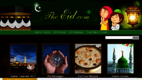 What Theeid.com website looked like in 2017 (6 years ago)