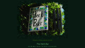 What Theherbbar.com website looked like in 2017 (6 years ago)