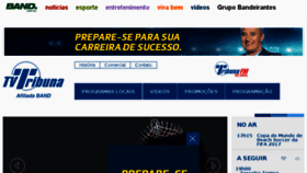 What Tvtribunape.com.br website looked like in 2017 (6 years ago)
