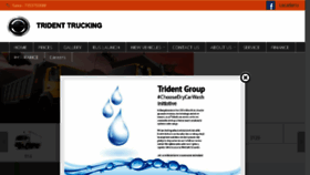 What Tridenttrucking.com website looked like in 2017 (6 years ago)