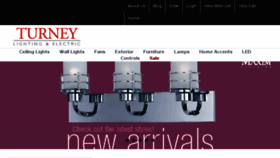 What Turneylighting.com website looked like in 2017 (6 years ago)