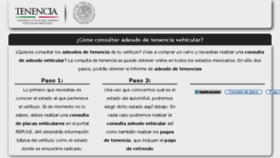 What Tenenciavehicular.com.mx website looked like in 2017 (6 years ago)