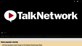 What Talknetwork.com website looked like in 2017 (6 years ago)