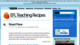 What Teachingrecipes.com website looked like in 2017 (8 years ago)