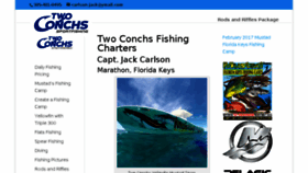 What Twoconchs.com website looked like in 2017 (6 years ago)
