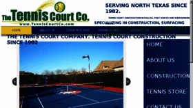 What Tenniscourtco.com website looked like in 2017 (6 years ago)