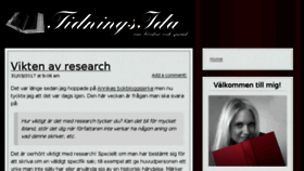 What Tidningsida.se website looked like in 2017 (6 years ago)