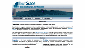 What Townscope.com website looked like in 2017 (6 years ago)