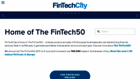 What Thefintech50.com website looked like in 2017 (6 years ago)