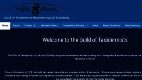 What Taxidermy.org.uk website looked like in 2017 (6 years ago)