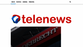 What Telenews.com.mx website looked like in 2017 (6 years ago)