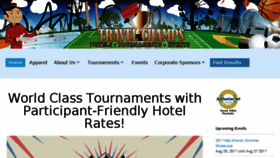 What Travelchamps.com website looked like in 2017 (6 years ago)