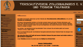 What Tierheim-tailfingen.de website looked like in 2017 (6 years ago)