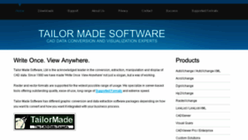 What Tailormade.com website looked like in 2017 (6 years ago)