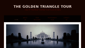 What Thegoldentriangles.com website looked like in 2017 (6 years ago)