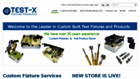 What Test-x.com website looked like in 2017 (6 years ago)