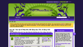 What Thptphuocbuu.vn website looked like in 2017 (6 years ago)