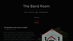 What Thebandroom.co.uk website looked like in 2017 (6 years ago)