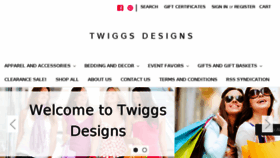 What Twiggsdesigns.com website looked like in 2017 (6 years ago)