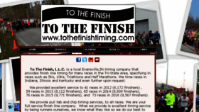 What Tothefinishtiming.com website looked like in 2017 (6 years ago)