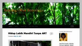 What Tukangobatbersahaja.com website looked like in 2017 (6 years ago)