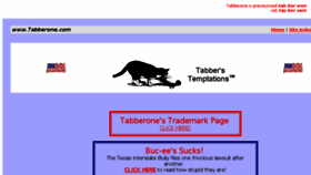 What Tabberone.com website looked like in 2017 (6 years ago)