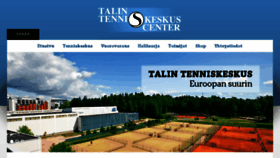 What Talintenniskeskus.fi website looked like in 2017 (6 years ago)