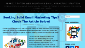 What Totemwebsolutions.com website looked like in 2017 (8 years ago)