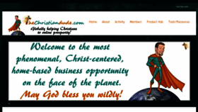 What Thechristiandude.com website looked like in 2017 (6 years ago)